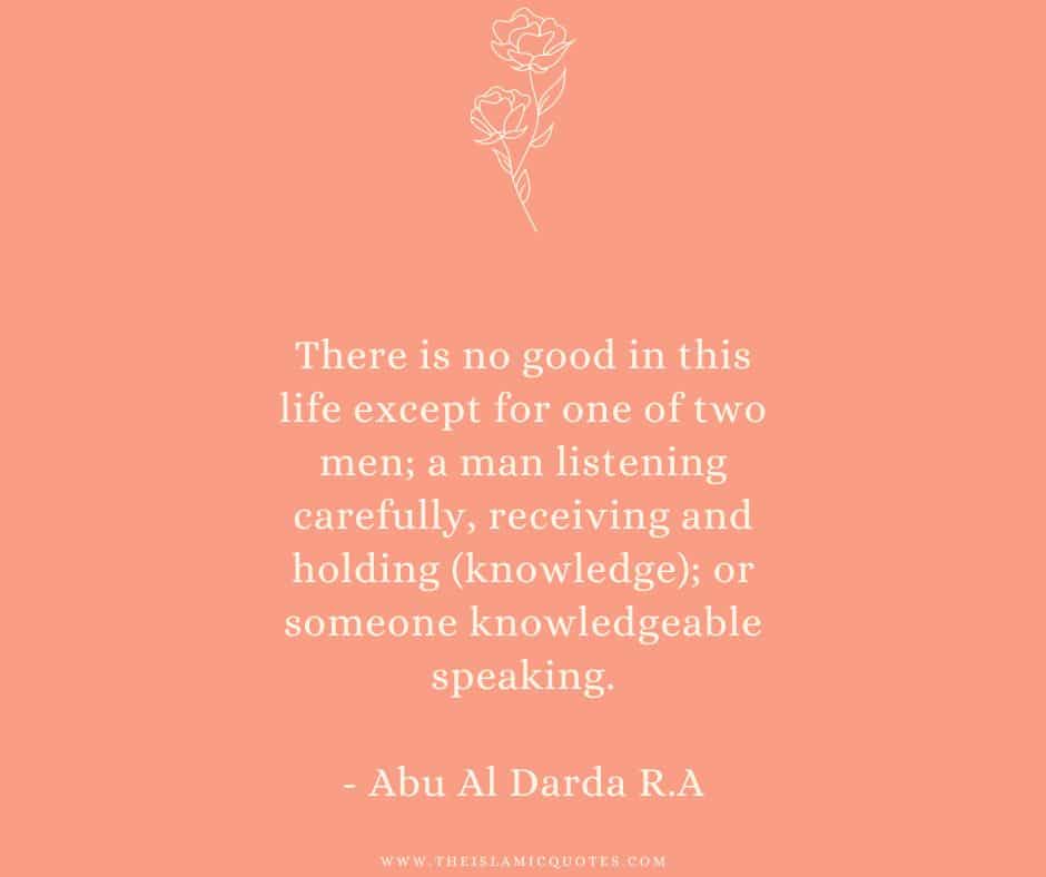 Abu Darda R.A Quotes