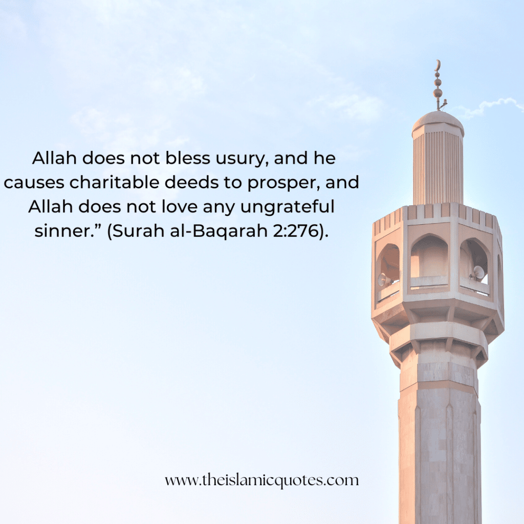 Islamic Quotes on Interest