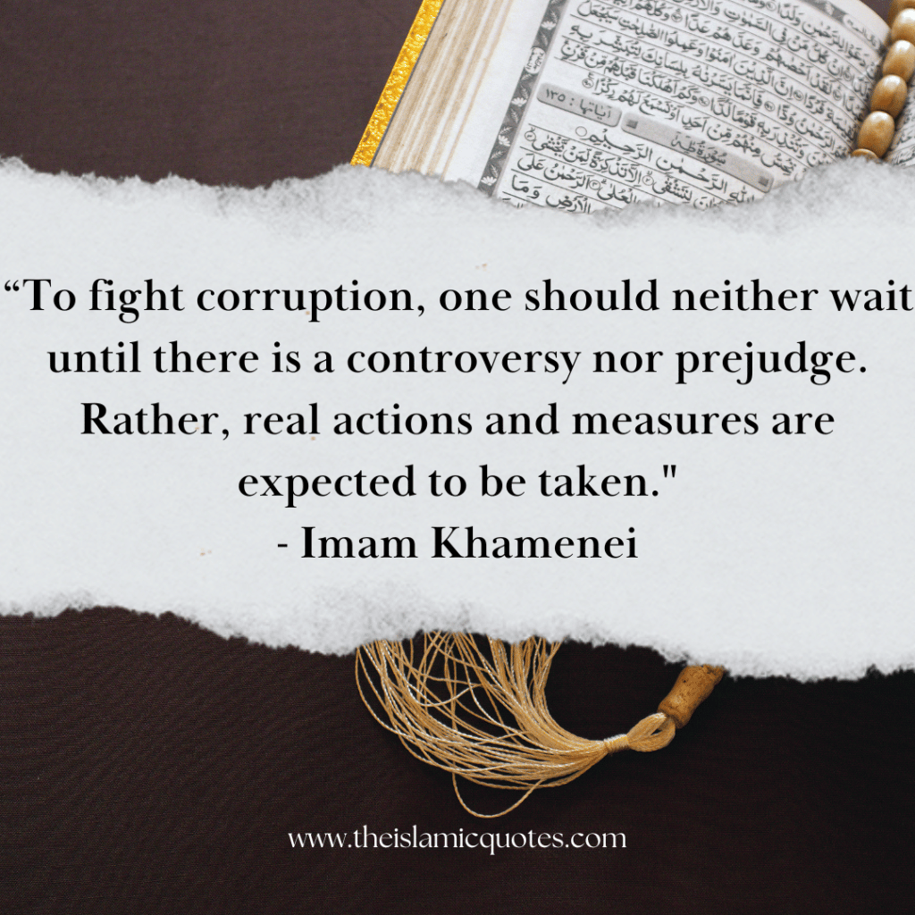 10 Islamic Quotes on Corruption & How to Deal With Corruption  