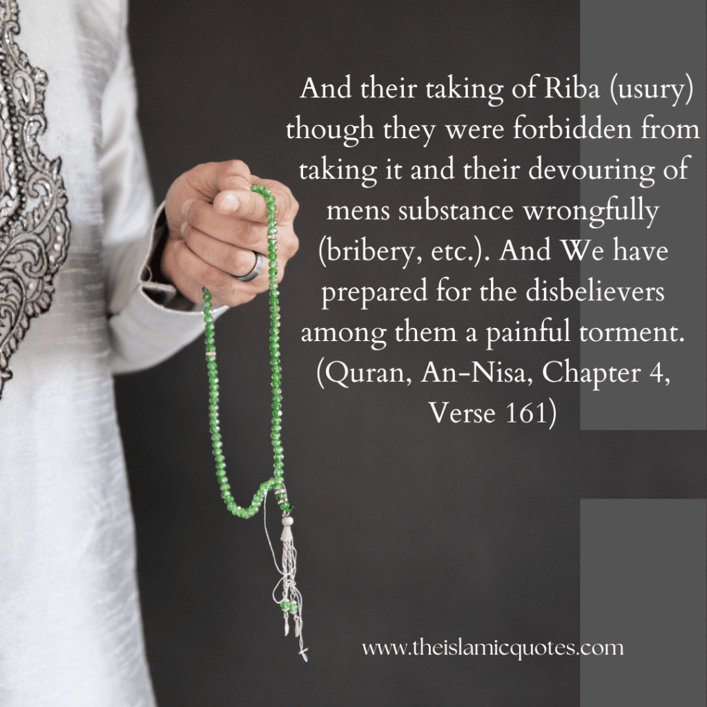 Islamic Quotes on Interest