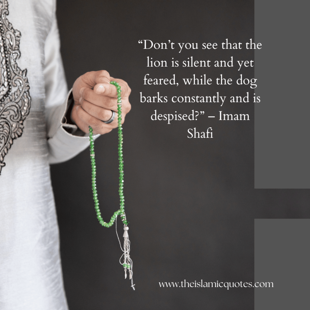 28 Quotes by Hazrat Imam Shafi R.A about Life & Religion  