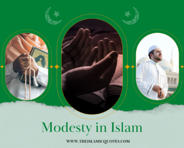 islamic quotes on modesty