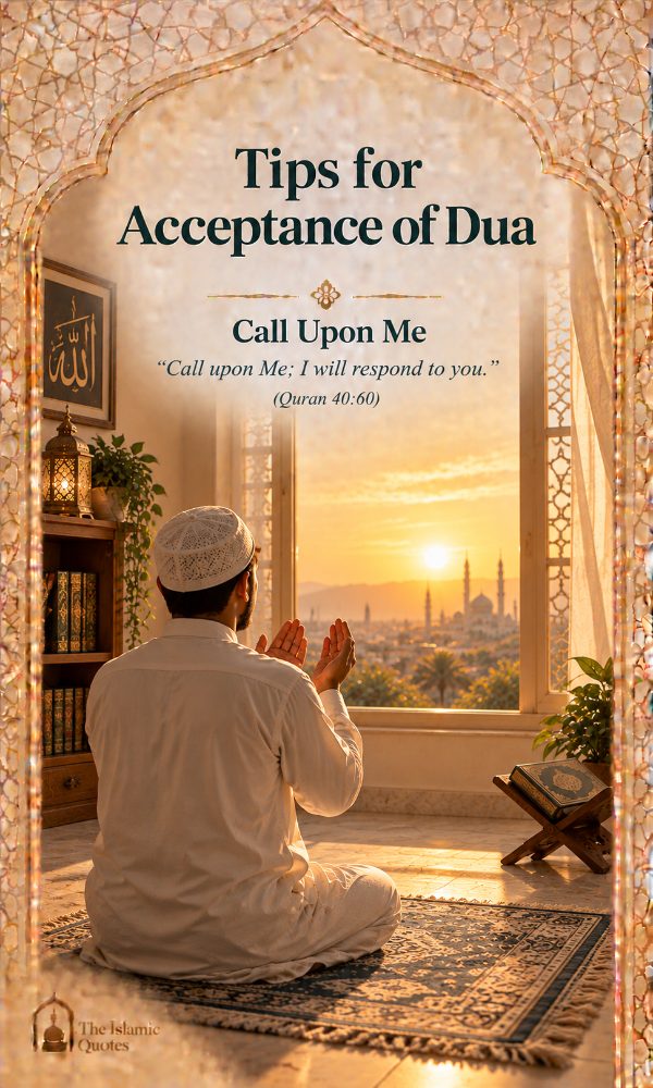Call upon Me, I will respond to you – Quran 40:60 quote card