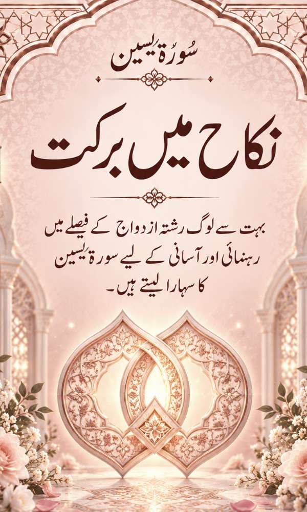 نکاح میں برکت