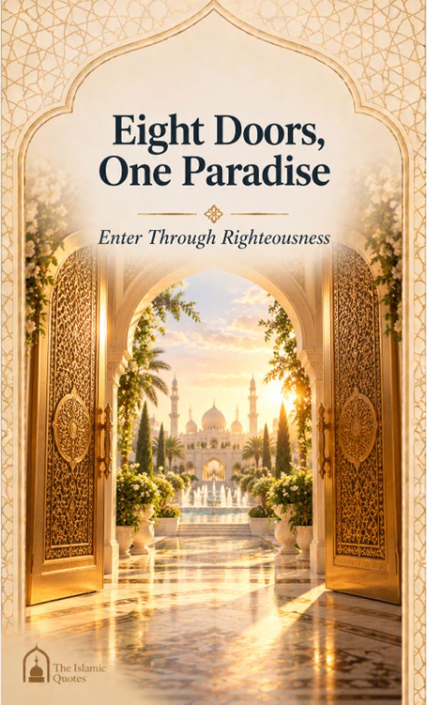 8 doors of jannah entrance gate