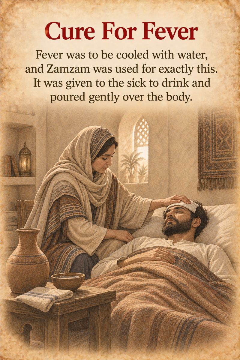 Zamzam water cure for fever