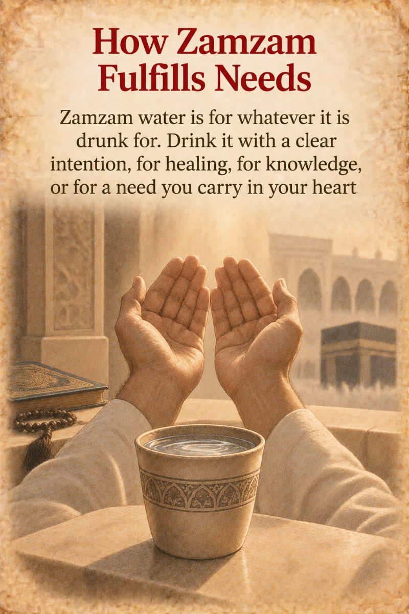 How Zamzam fulfills needs