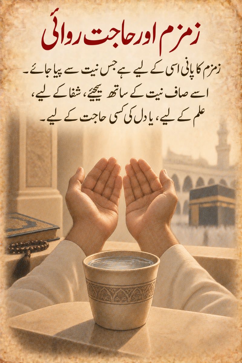 زمزم اور حاجت روائی