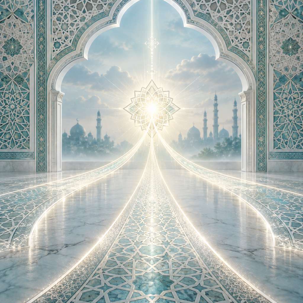 Types of shirk in Islam illustrated symbolically