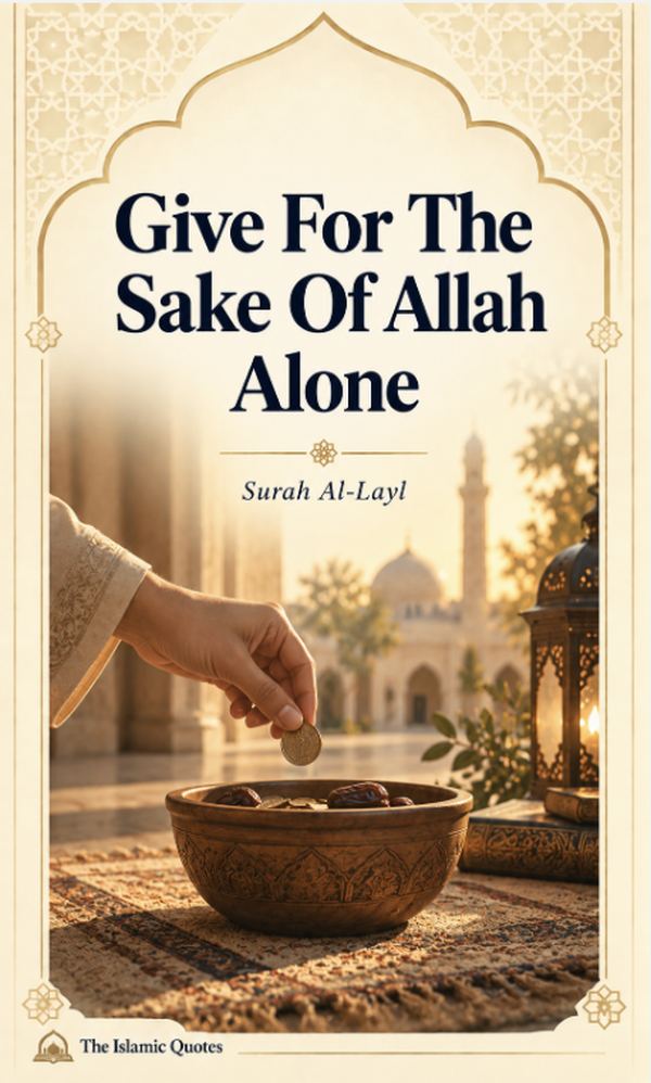 Surah al layl benefits, reminder to fix our intentions