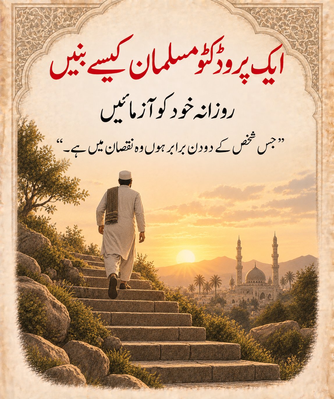 روزانہ خود کو آزمائیں - ایک پروڈکٹو مسلمان کیسے بنیں