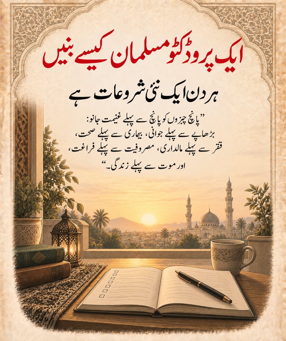 ہر دن ایک نئی شروعات ہے - ایک پروڈکٹو مسلمان کیسے بنیں