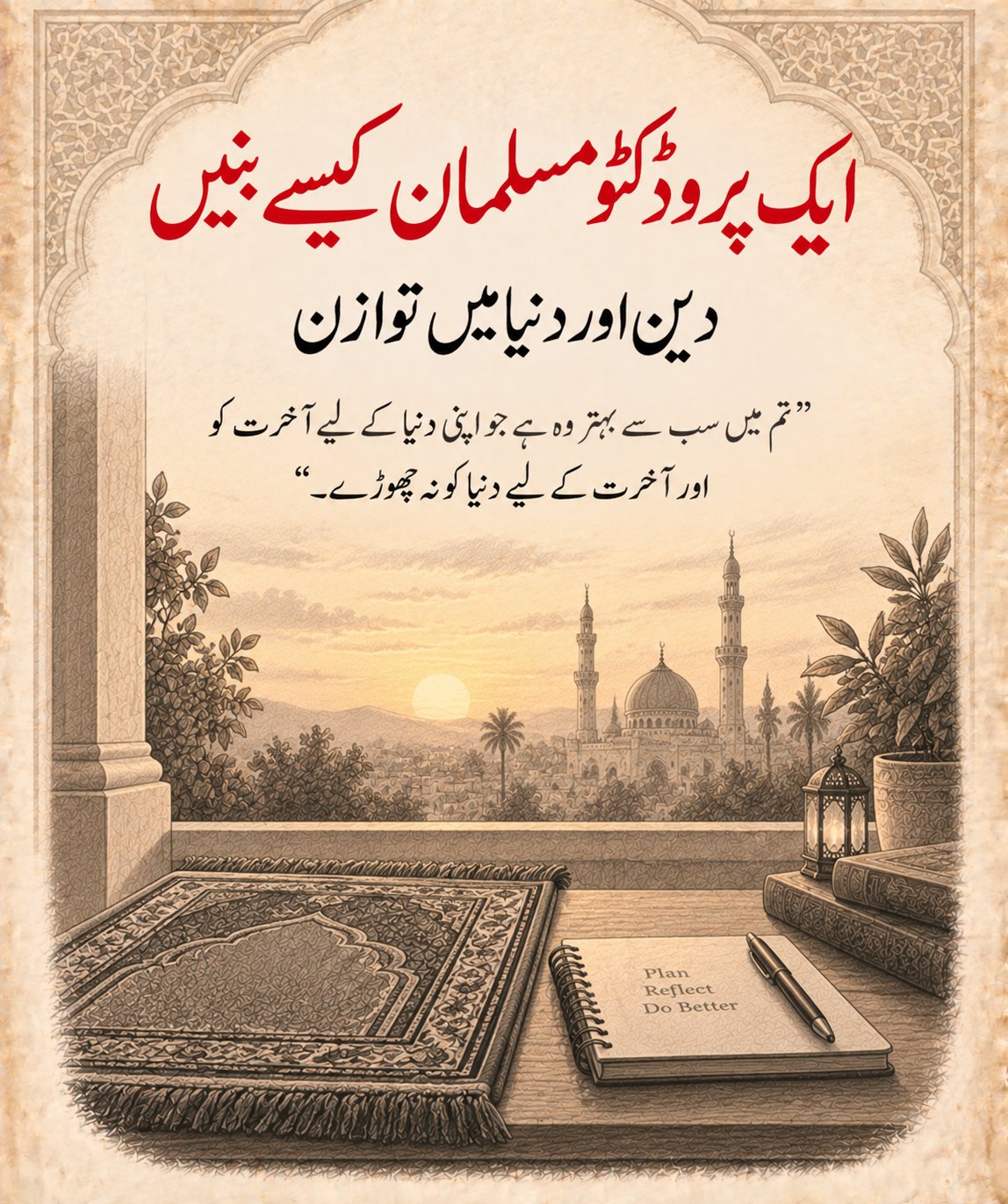 دین اور دنیا میں توازن - ایک پروڈکٹو مسلمان کیسے بنیں