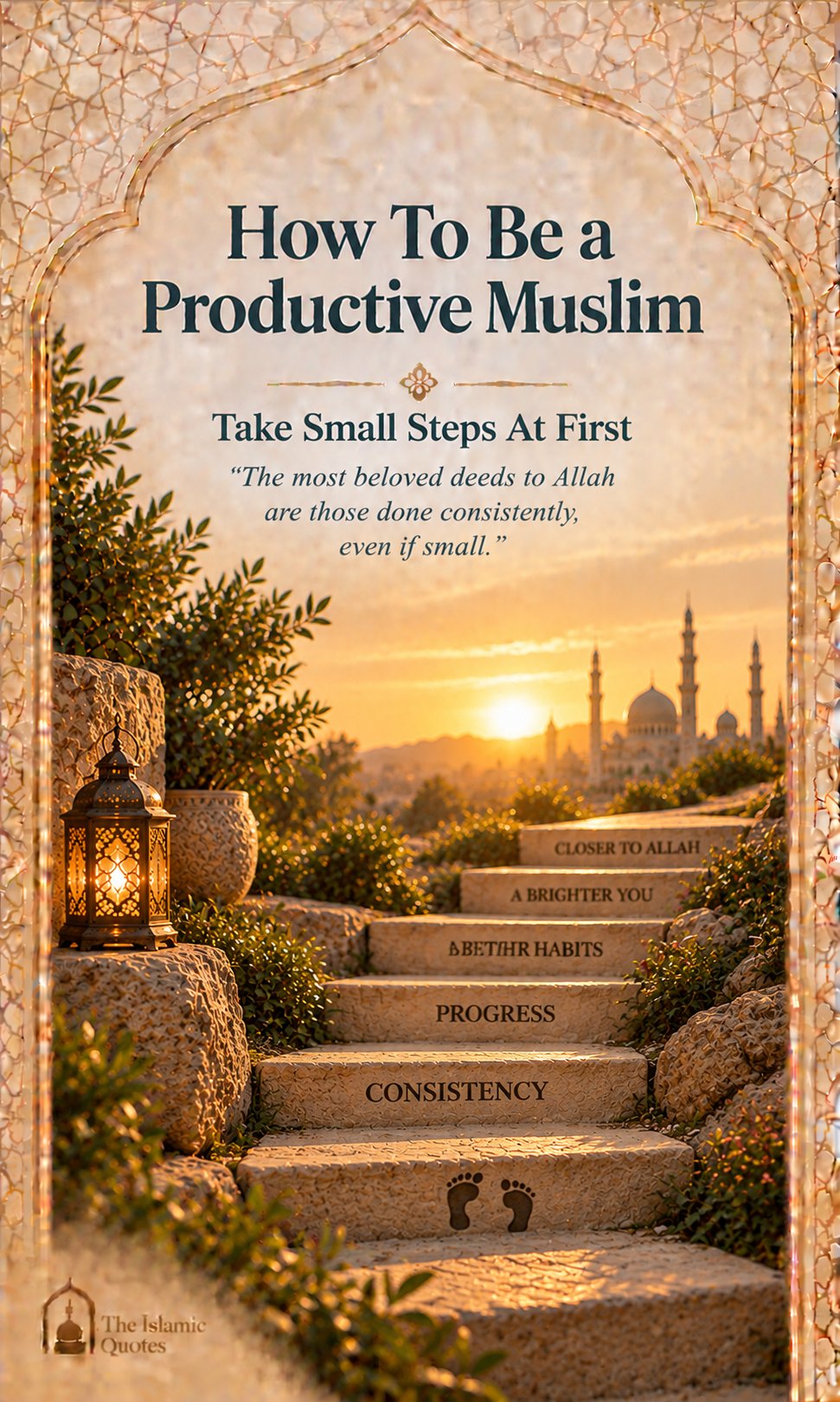 Take Small Steps At First - How To Be a Productive Muslim