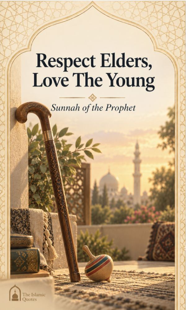 Respect and Love the Elderly and Young Respect elders, love the young - Sunnah of the Prophet Muhammad