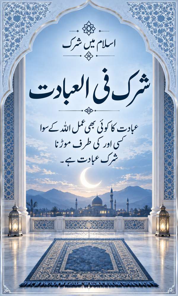 شرک فی العبادت