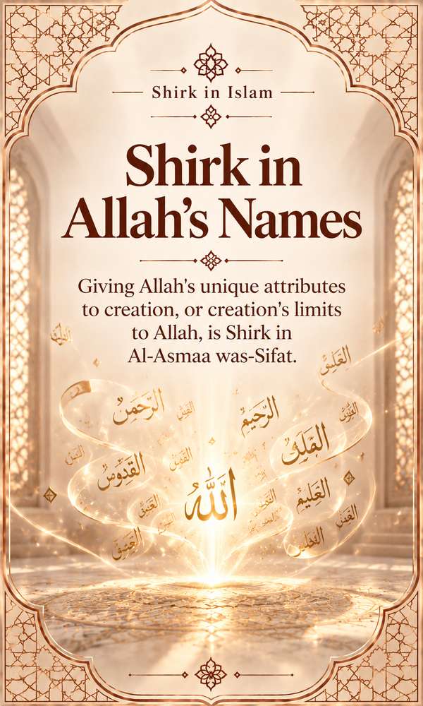 Shirk in Allah's Names
