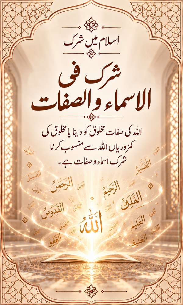 شرک فی الاسماء و الصفات