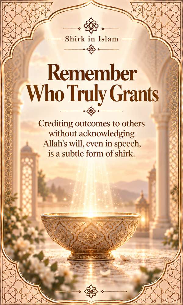 Remember Who Truly Grants