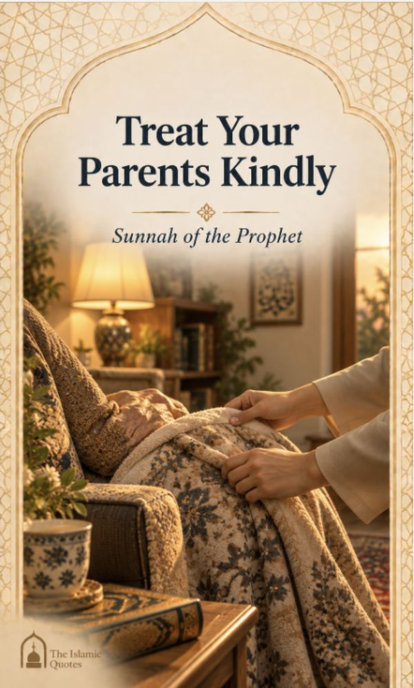 Treating parents kindly Treat your parents kindly - Sunnah of the Prophet Muhammad