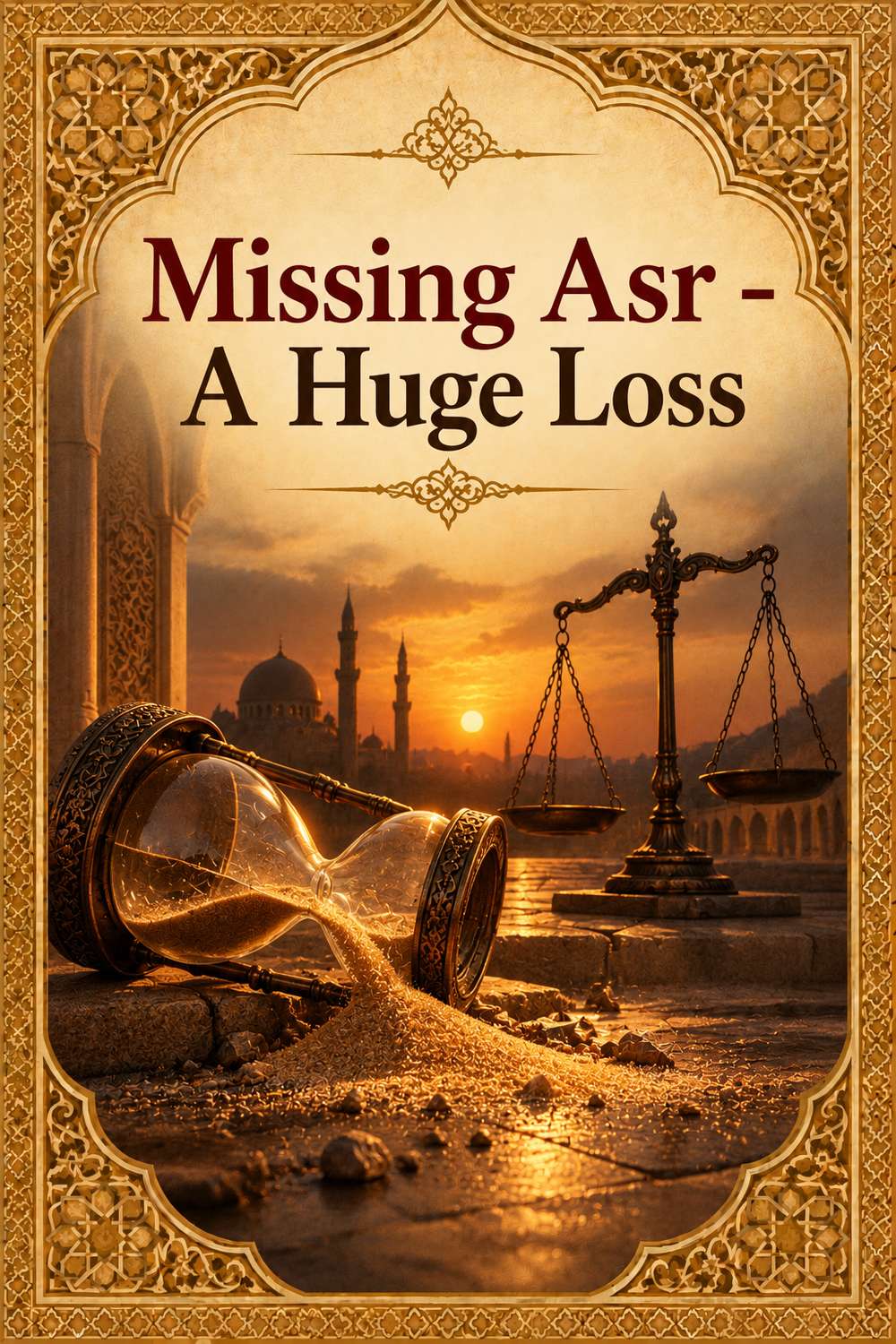 Missing Asr prayer is a huge loss
