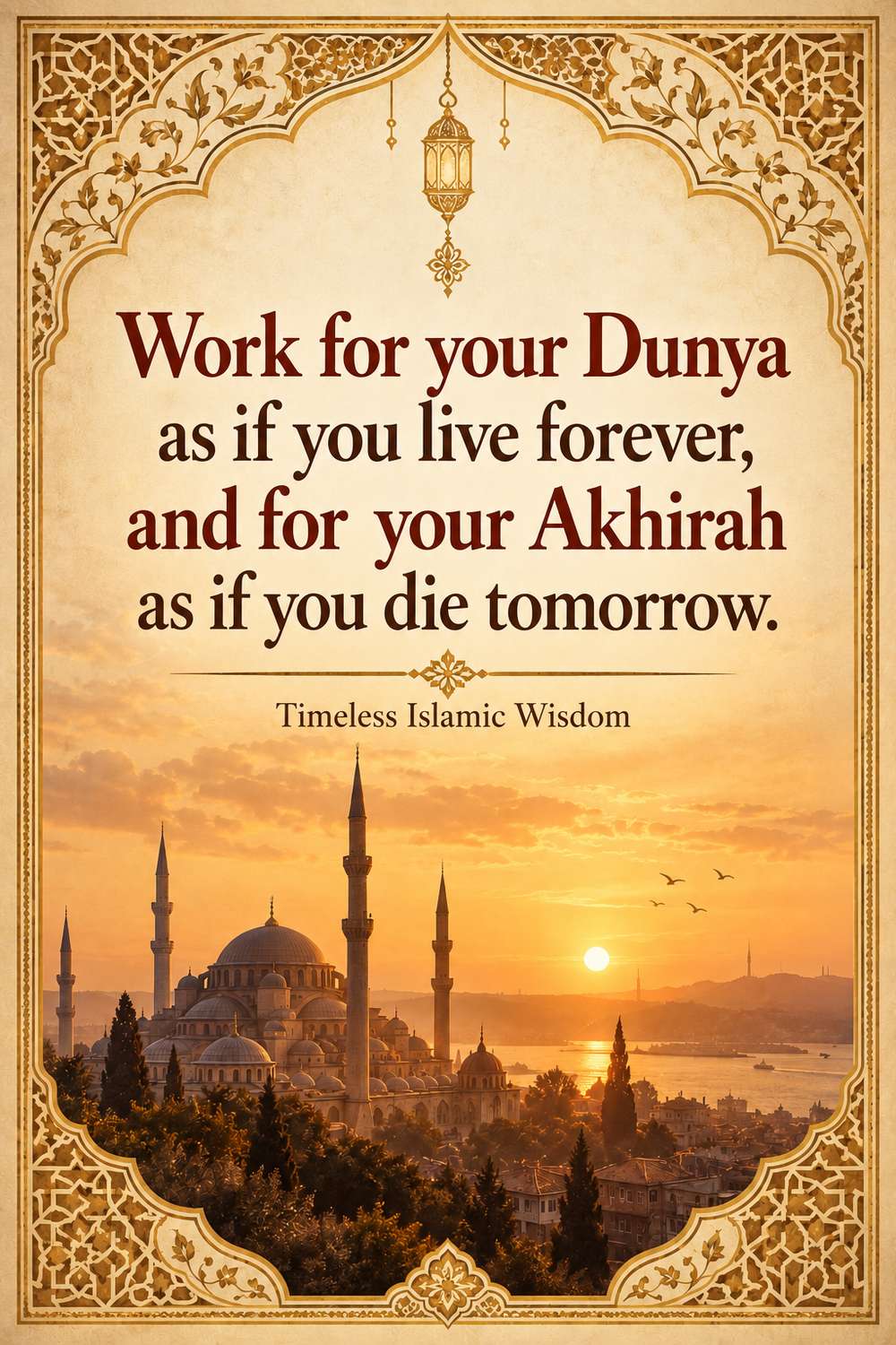 Is Dunya haram for us in Islam?