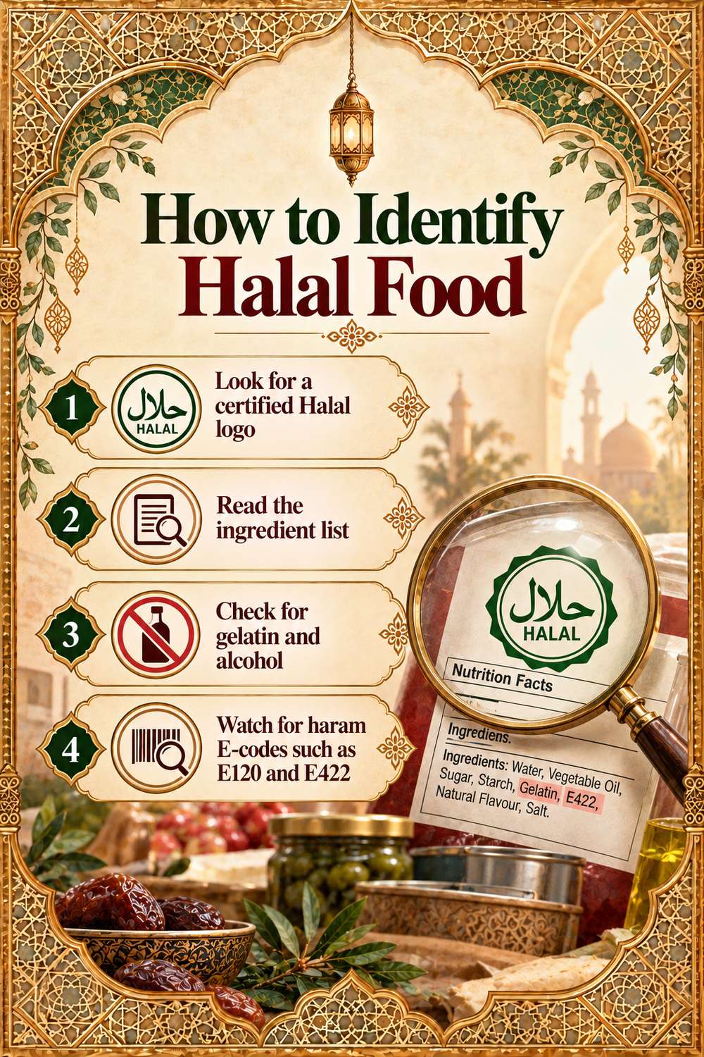 How to identify halal food