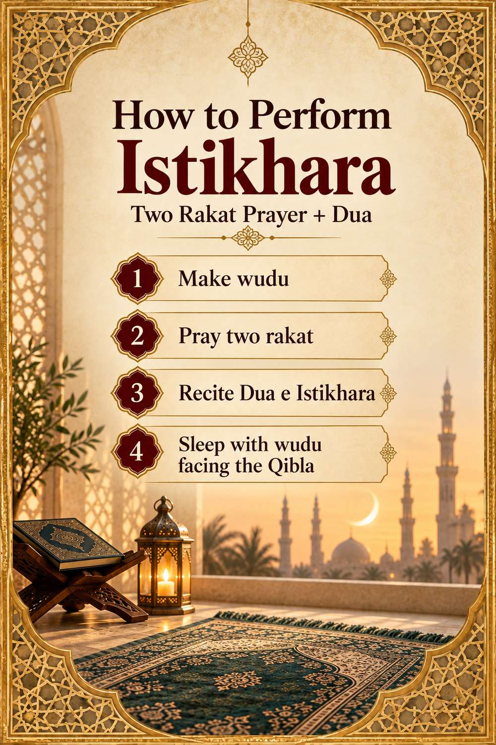 How to perform Istikhara