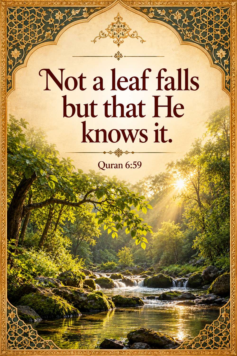 everything in nature works by Allah's permission
