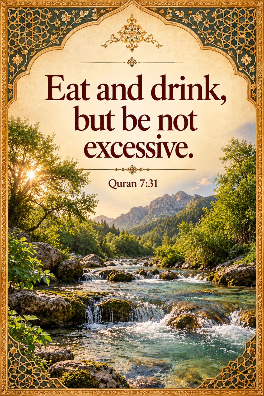 do not waste the earth's natural resources