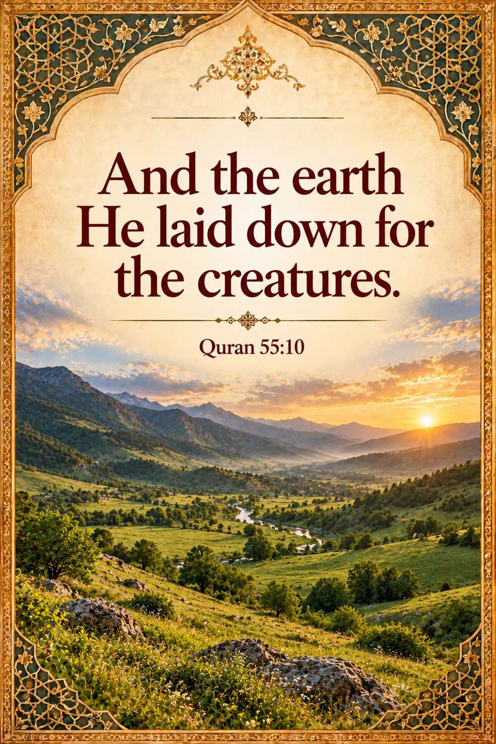 mankind and nature in Islam