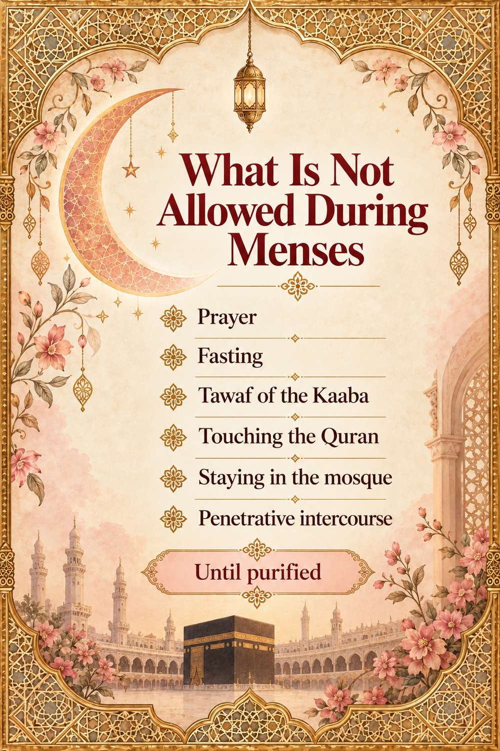Islamic rulings during menstruation