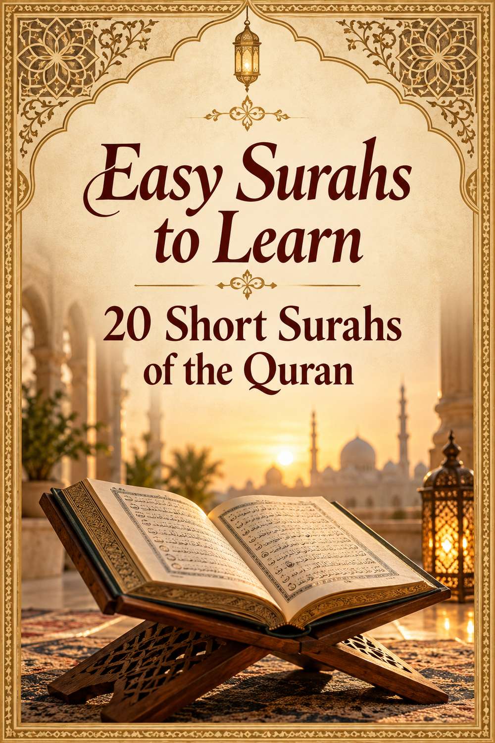Easy Surahs to Learn - short surahs of Quran